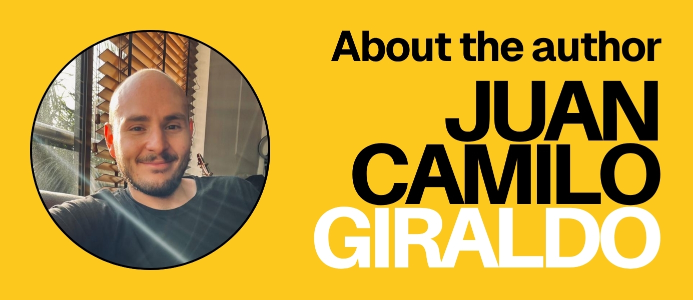 Photo of the author, Juan Camilo Giraldo Aristizábal